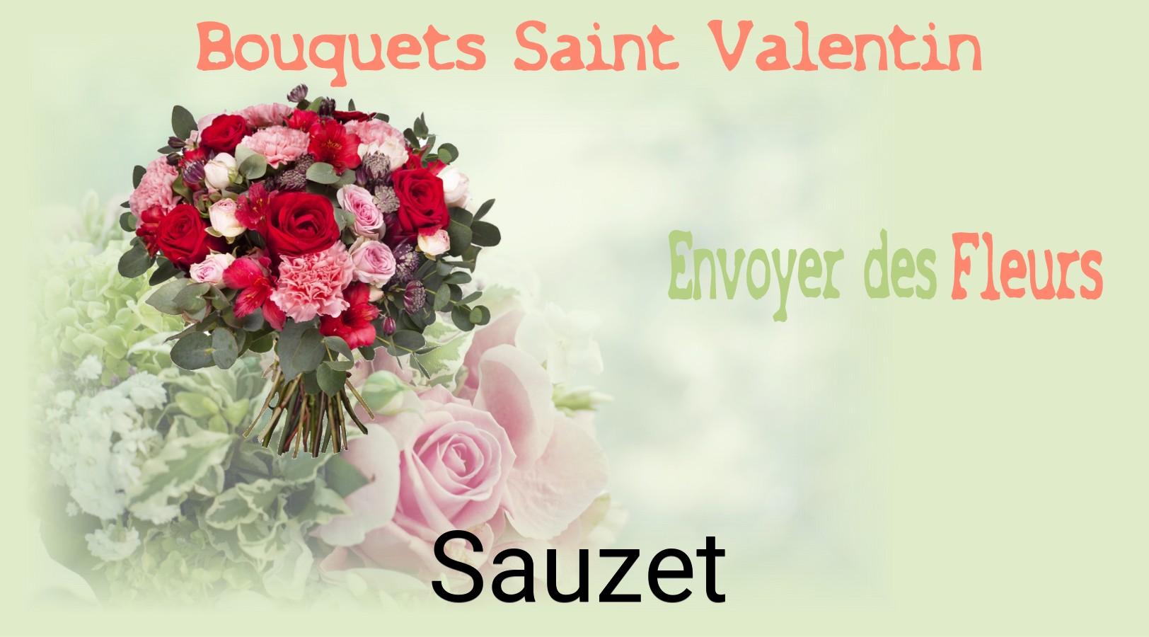 Roses de Saint-Valentin livrées à Sauzet